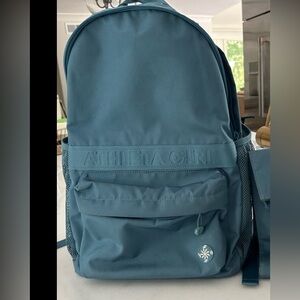Athleta backpack and lunch bag turquoise